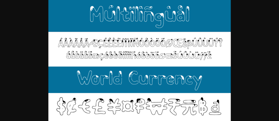 Melt Fuji Font Poster 10