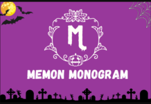 Memon Monogram Font Poster 1