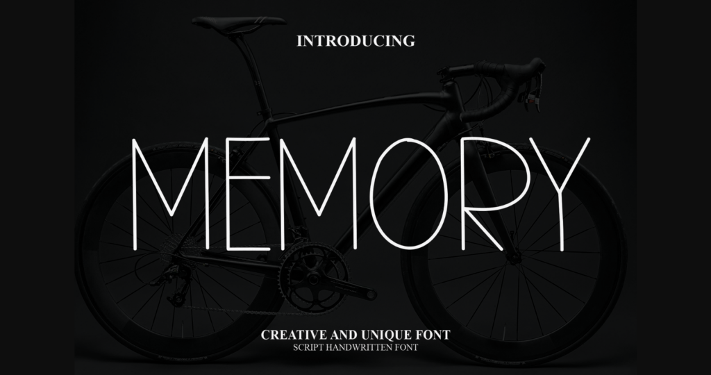 Memory Font Poster 3