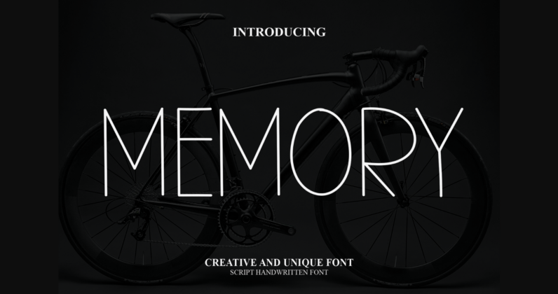 Memory Font Poster 3