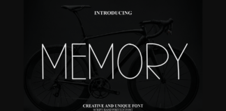 Memory Font Poster 1