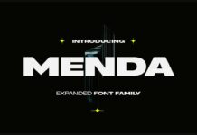 Menda Font Poster 1