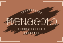 Menggolo Font Poster 1