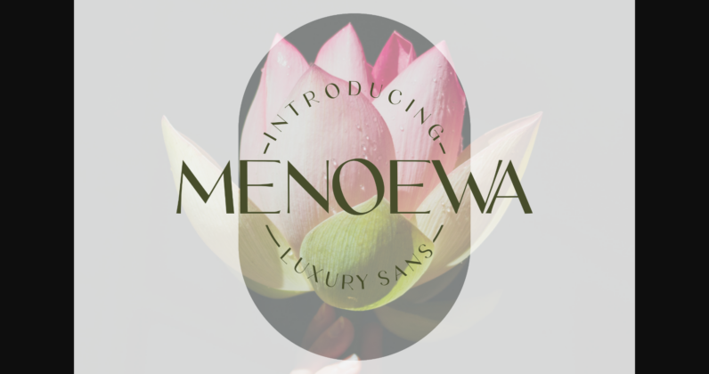 Menoewa Font Poster 3