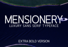 Mensionery Extra Bold Font Mensionery Extra Bold Font