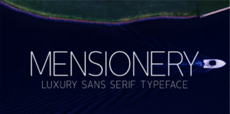 Mensionery Extra Light Font
