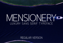 Mensionery Font Poster 1