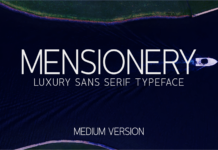 Mensionery Medium Font Poster 1