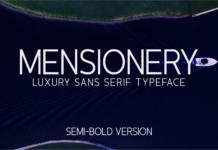 Mensionery Semi-Bold Font Poster 1