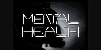 Mental Health Font Poster 1