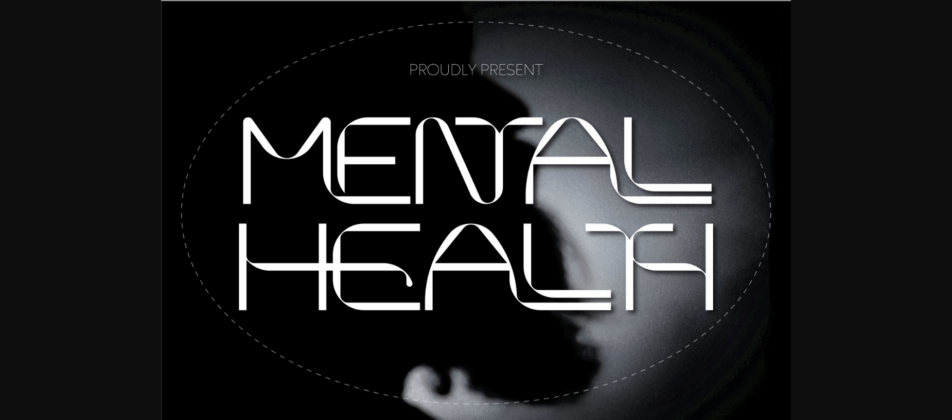 Mental Health Font Poster 1