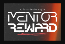 Mentor Reward Font Poster 1