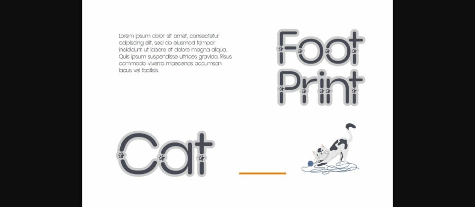 Meow Font Poster 6