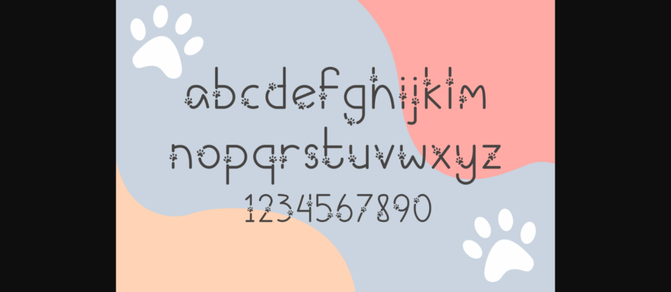 Meows Font Poster 4