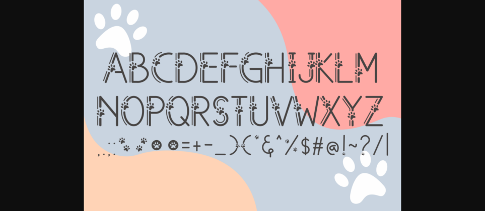 Meows Font Poster 5