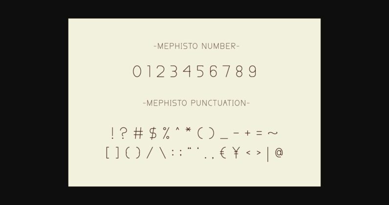 Mephisto Font Poster 11