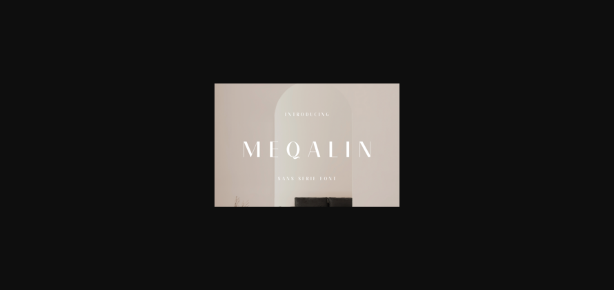 Meqalin Font Poster 1