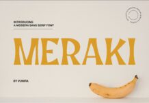 Meraki Font Poster 1