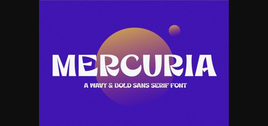 Mercuria Font Poster 3