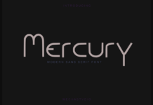 Mercury Font Poster 1