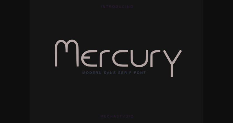 Mercury Font Poster 1