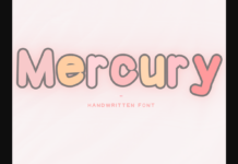 Mercury Font Poster 1