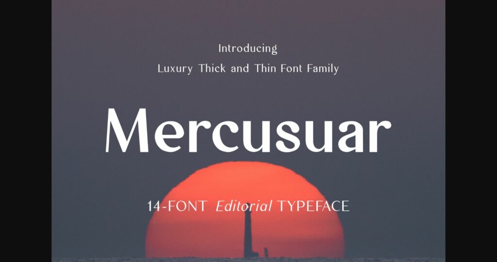 Mercusuar Font Poster 3