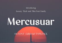 Mercusuar Font Poster 1