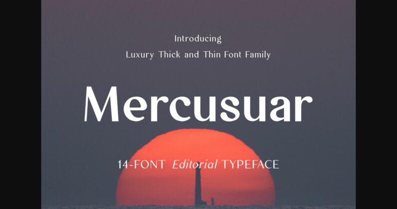 Mercusuar Font Poster 1