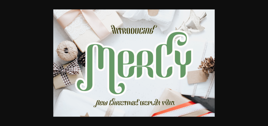 Mercy Font Poster 3