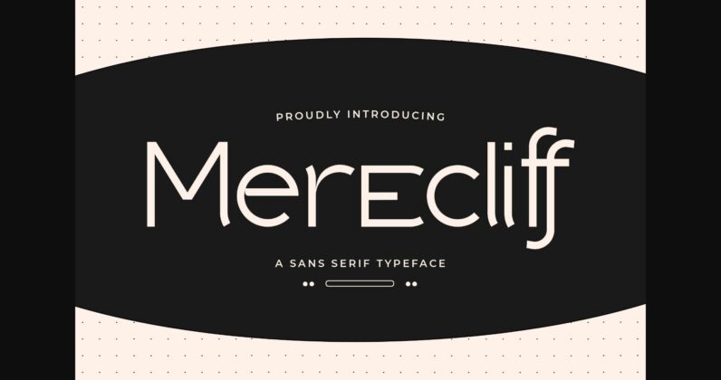 Merecliff Font Poster 3