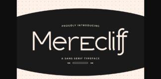 Merecliff Font Poster 1