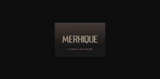 Merhique Family Font Poster 1