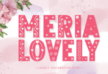 Meria Lovely Font Poster 1