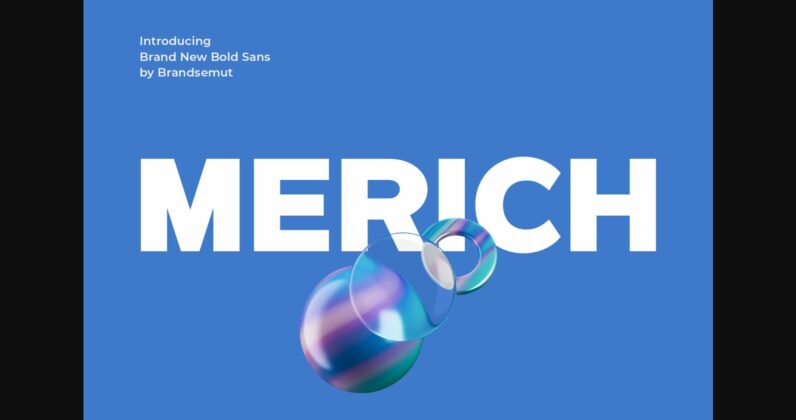 Merich Font Poster 3