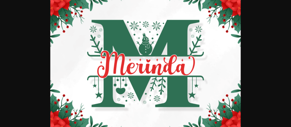 Merinda Font Poster 3