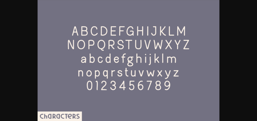 Meringue Font Poster 2