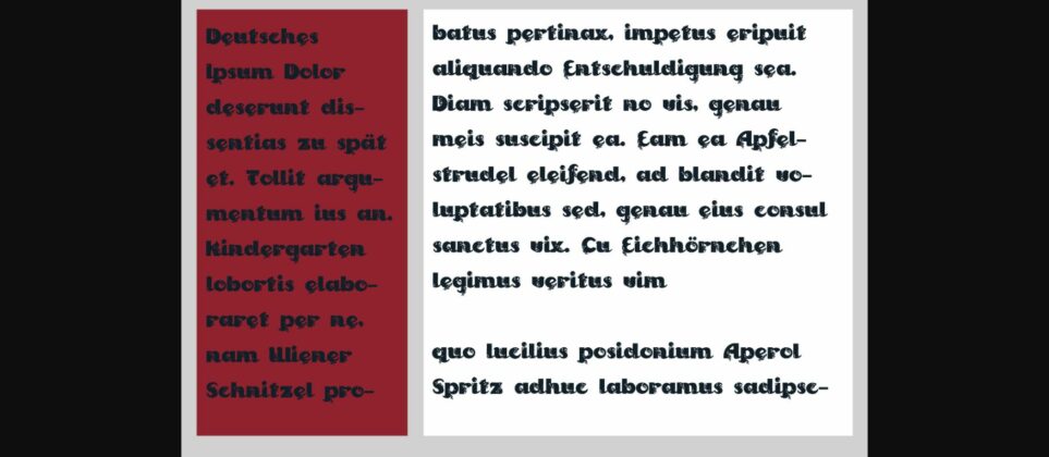 Meringue Mistletoe Font Poster 9