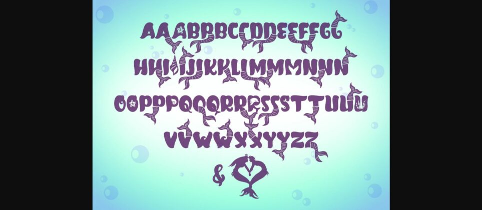 Mermaid Summer Duo Font Poster 10