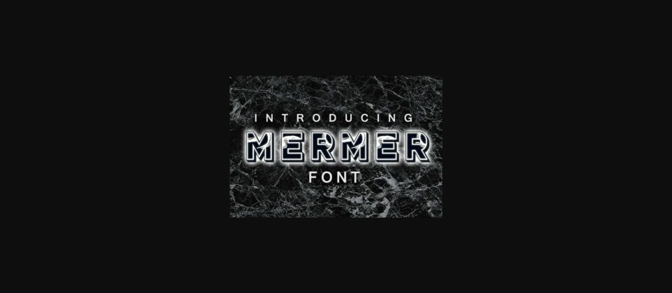 Mermer Font Poster 3