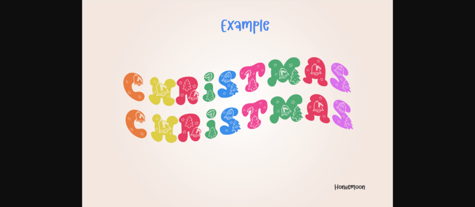 Merry Christmas Font Poster 7