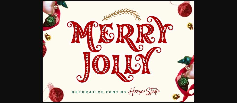 Merry Jolly Font Poster 3