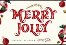 Merry Jolly Font Poster 1