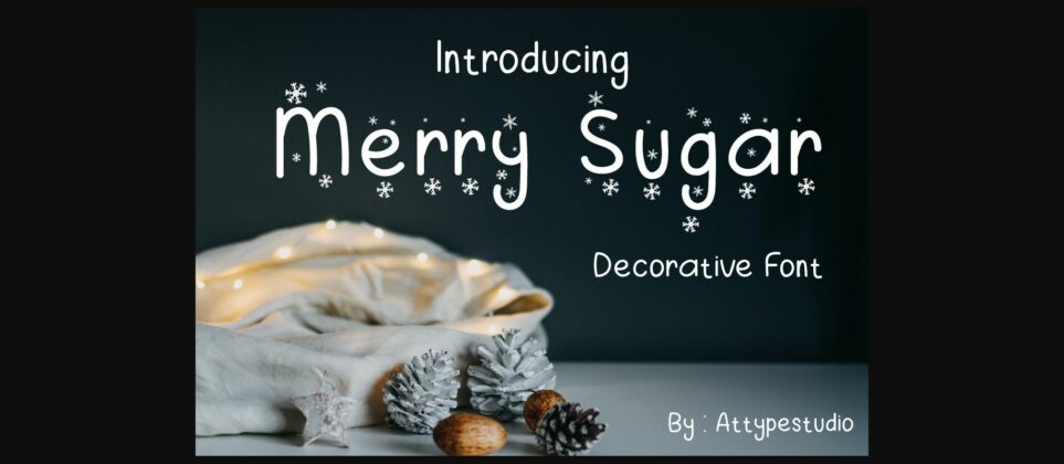 Merry Sugar Font Poster 3
