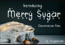 Merry Sugar Font Poster 1