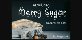 Merry Sugar Font Poster 1