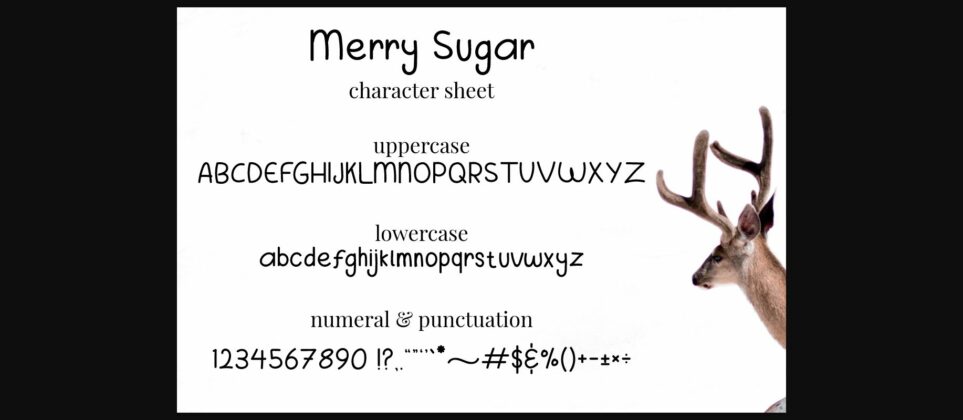 Merry Sugar Font Poster 9