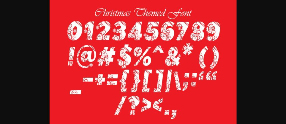 Merry and Joy Font Poster 6