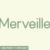 Merveille Font