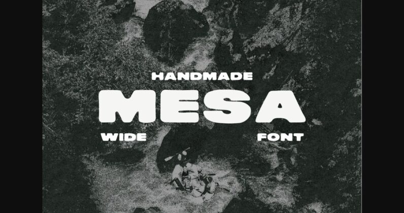 Mesa Font Poster 3
